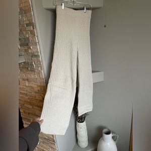 H&M wool blend ribbed sweatpants